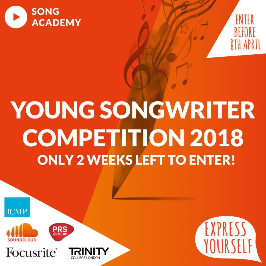 Calling young songwriters aged 818 Youth Music Network